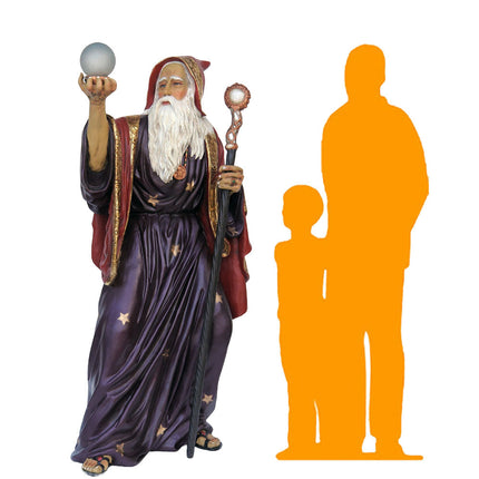 Merlin The Wizard Life Size Statue LM Treasures - A