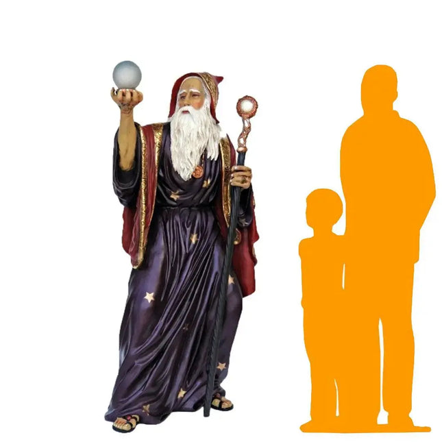 Merlin The Wizard Life Size Statue LM Treasures - A