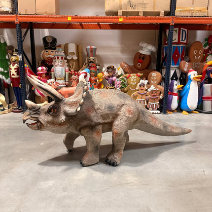 Large Walking Triceratops Dinosaur Statue LM Treasures - A