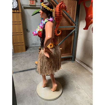Hawaiian Hula Girl Life Size Statue - LM Treasures 