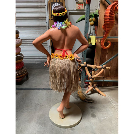 Hawaiian Hula Girl Life Size Statue - LM Treasures 