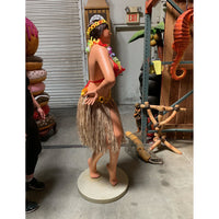Hawaiian Hula Girl Life Size Statue - LM Treasures 
