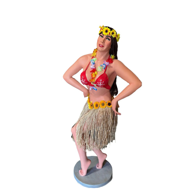 Hawaiian Hula Girl Life Size Statue LM Treasures - A