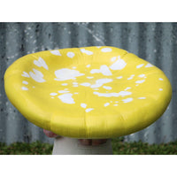 Yellow Single Mushroom Stool Over Sized Statue - LM Treasures 