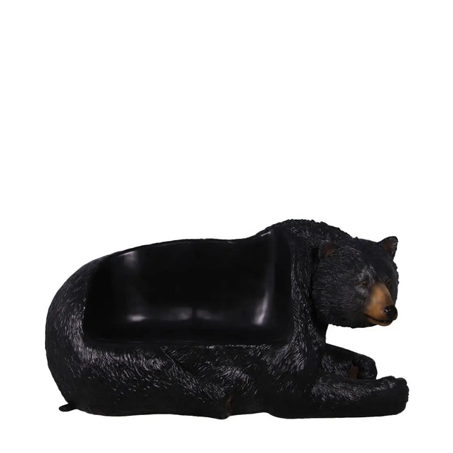Black Bear Bench Statue LM Treasures - H