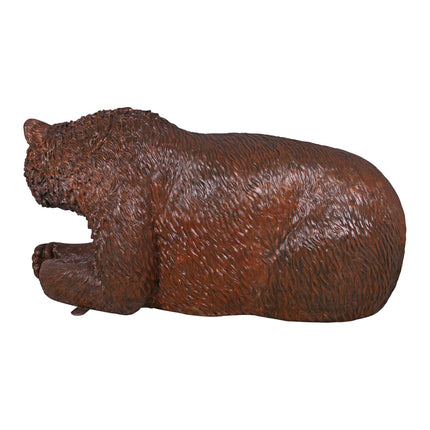 Grizzly Bear Bench Statue - LM Treasures