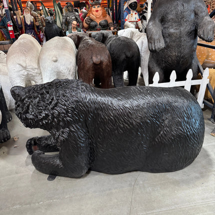Black Bear Bench Statue LM Treasures - H