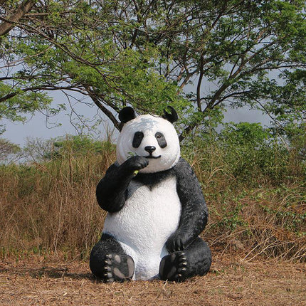 Jumbo Panda Bear Life Size Statue