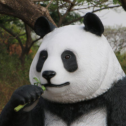 Jumbo Panda Bear Life Size Statue