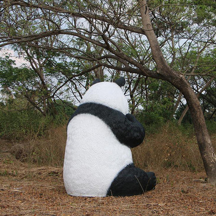Jumbo Panda Bear Life Size Statue