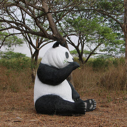 Jumbo Panda Bear Life Size Statue