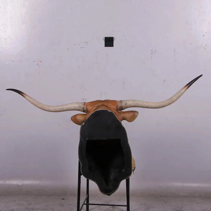 Texas Long Horn Head Life Size Statue LM Treasures - H