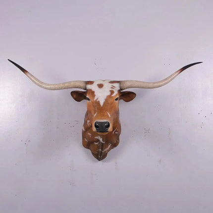 Texas Long Horn Head Life Size Statue LM Treasures - H