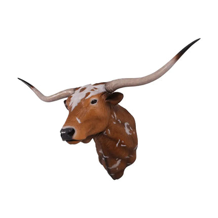 Texas Long Horn Head Life Size Statue LM Treasures - H