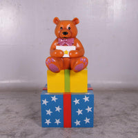 Presents with Bear Life Size Statue - LM Treasures 