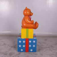 Presents with Bear Life Size Statue - LM Treasures 