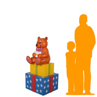 Presents with Bear Life Size Statue - LM Treasures 