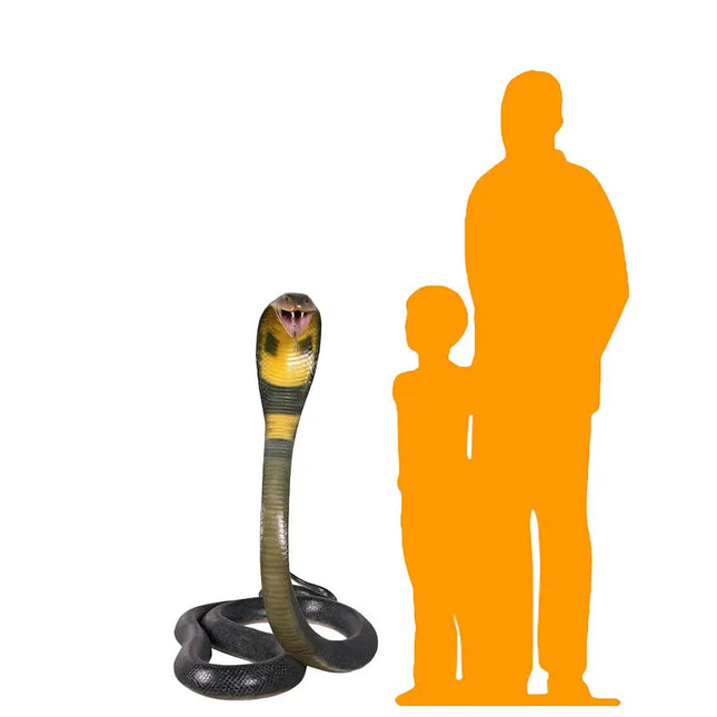 King Cobra Snake Life Size Statue LM Treasures - H