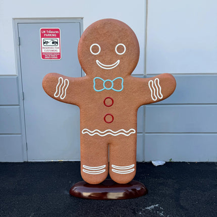 Man Gingerbread Cookie Over Sized Statue LM Treasures - H