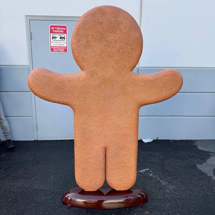 Man Gingerbread Cookie Over Sized Statue LM Treasures - H