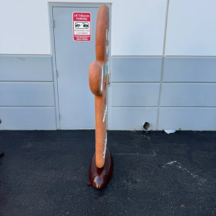 Man Gingerbread Cookie Over Sized Statue LM Treasures - H