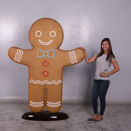 Man Gingerbread Cookie Over Sized Statue - LM Treasures 