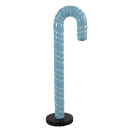 Large Blue Cushion Candy Cane Statue - LM Treasures 