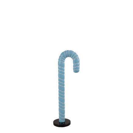 Small Blue Cushion Candy Cane Statue - LM Treasures 