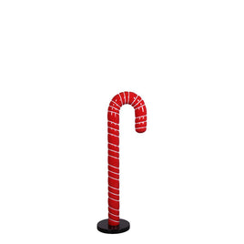 Small Red Cushion Candy Cane Statue - LM Treasures 