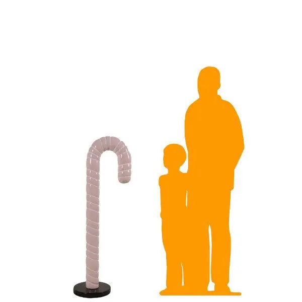 Small Pink Cushion Candy Cane Statue LM Treasures - H