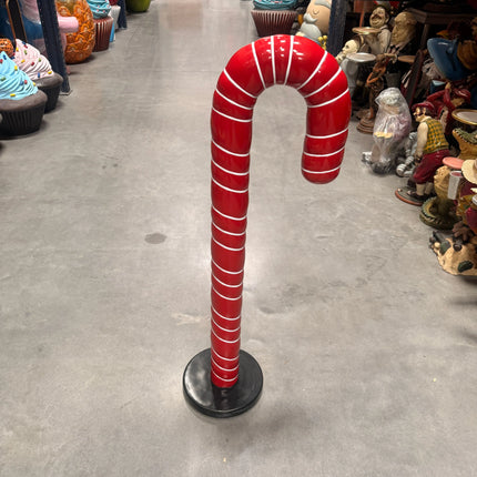 Small Red Cushion Candy Cane Statue LM Treasures - H