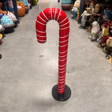 Small Red Cushion Candy Cane Statue LM Treasures - H