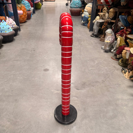 Small Red Cushion Candy Cane Statue LM Treasures - H