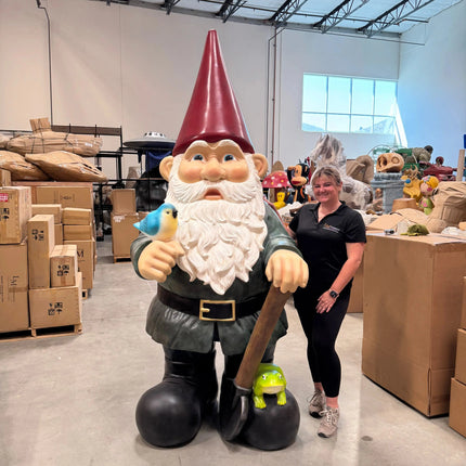 Giant 8.5ft Garden Gnome Statue LM Treasures - H