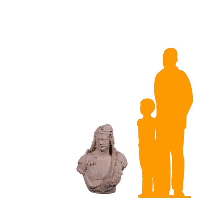 Hercules Bust Life Size Statue LM Treasures - H