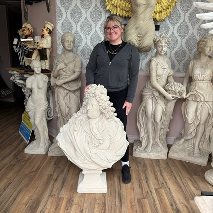 Louis XIV Bust Life Size Statue LM Treasures - H