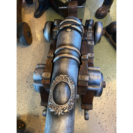 Pirate Cannon with Balls Life Size Statue - LM Treasures 