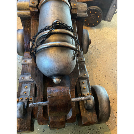 Pirate Cannon with Balls Life Size Statue - LM Treasures 