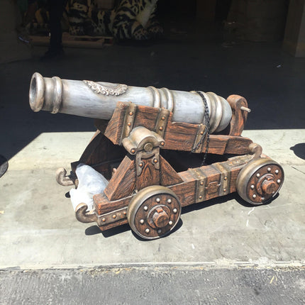 Pirate Cannon with Balls Life Size Statue - LM Treasures 