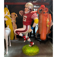 Football Player Life Size Statue - LM Treasures 