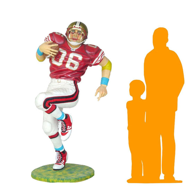 Football Player Life Size Statue - LM Treasures 
