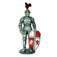 Knight In Armor Life Size Statue - LM Treasures 