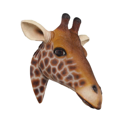 Small Giraffe Head Life Size Statue - LM Treasures 