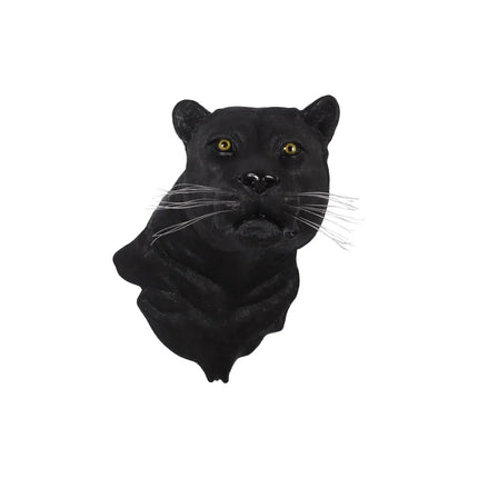 Black Panther Head Wall Decor Statue LM Treasures - H