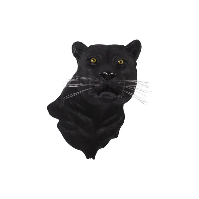 Black Panther Head Wall Decor Statue LM Treasures - H