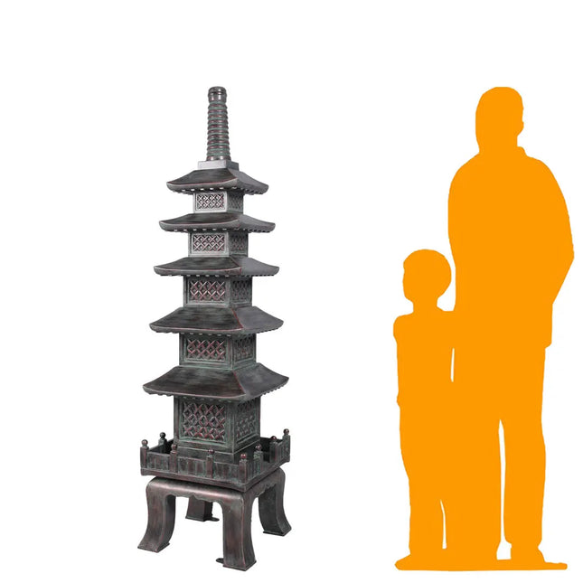 Nara Temple Asian Pagoda Statue LM Treasures - H