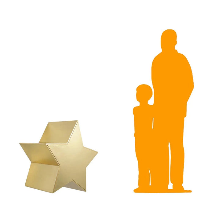 Gold Star Table and Wall Decor Statue LM Treasures - H