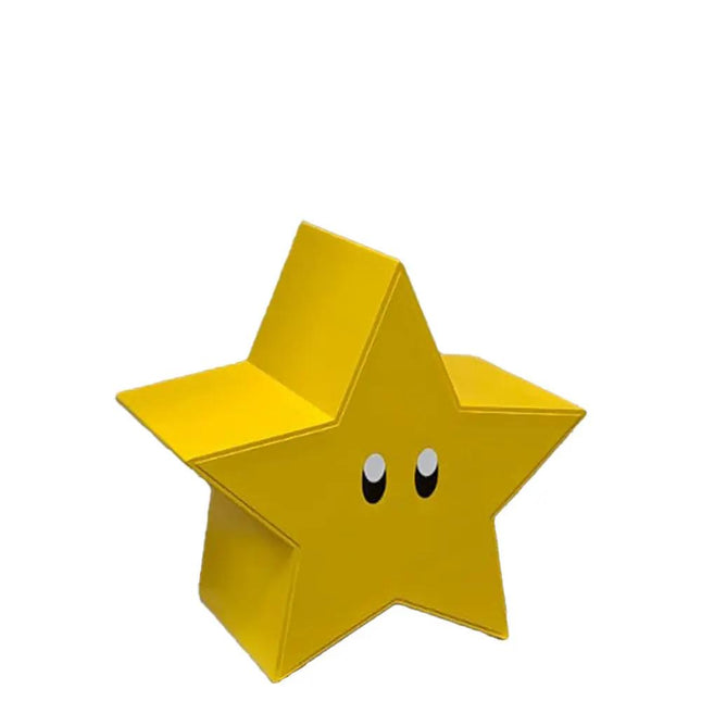 Yellow Star Cartoon Table and Wall Decor Statue LM Treasures - H