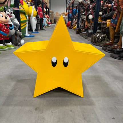 Yellow Star Cartoon Table and Wall Decor Statue LM Treasures - H
