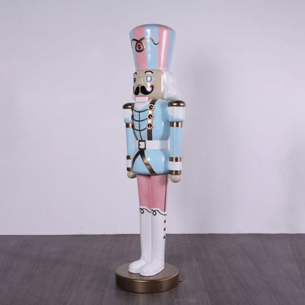 Large Pastel Nutcracker Life Size Statue